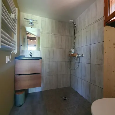 En Bois Independant Avec Terrasse Et Jardin